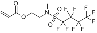 2-丙烯酸二十烷基酯与丙烯酸枝化辛酯;丙烯酸-2-[甲基[(十七氟辛基)磺酰基]甲基氨基]乙酯;丙烯酸-2-[甲基[(?分子式结构图
