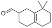 1,2,3,4,5,6,7,8-八氢-8,8-二甲基萘-2-甲醛分子式结构图
