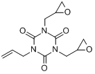 1,3-双(环氧乙烷基甲基)-5-(2-丙烯基)-1,3,5-三嗪-2,4,6(1H,3H,5H)-三酮分子式结构图