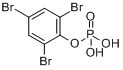 2,4,6-三溴苯酚磷酸酯分子式结构图