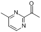 1-(4-甲基-2-嘧啶基)乙酮分子式结构图