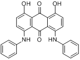 1,8-二羟基-4,5-二(苯氨基)蒽醌分子式结构图