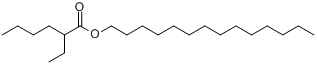 2-乙基己酸十四基酯分子式结构图