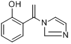 1-[1-(2-羟基苯基)乙烯基]-1H-咪唑;2-[1-(1H-咪唑-1-基)乙烯基]苯酚分子式结构图