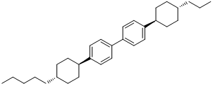 [反,反]-4-(4-戊基环己基)-4'-(4-丙基环己基)-1,1'-联苯;ZLI-1544分子式结构图