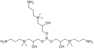 3,3',3''-[氧次膦三(氧)]三[N-(3-氨基丙基)-2-羟基-N,N-二甲基丙基季铵;N,N',N''-三-C6-18-酰基的衍生物三?分子式结构图