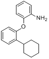 2-(2-环己基苯氧基)苯胺分子式结构图