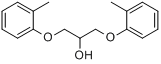 1,3-双(2-甲基苯氧基)-2-丙醇分子式结构图