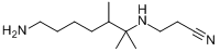3-[(6-氨基三甲基己基)氨基]丙腈分子式结构图