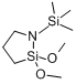 2,2-二甲氧基-1-(三甲基硅基)-1-氮杂-2-硅杂环戊烷分子式结构图