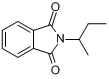 N-仲丁基邻苯二甲酰亚胺分子式结构图