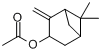 6,6-二甲基-2-亚甲基-二环[3.1.1]庚-3-醇乙酸酯分子式结构图