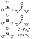 硅酸铬铅;碱式硅铬酸铅分子式结构图