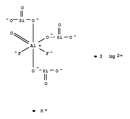氟金云母分子式结构图