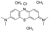 碱性湖蓝BB;盐基湖蓝BB;亚甲基天蓝;亚甲基蓝;次甲基蓝;次甲基蓝,三水分子式结构图