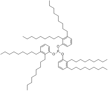 二壬基苯酚亚磷酸酯(3：1);二壬基苯酚亚磷酸酯分子式结构图