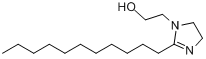 4,5-二氢-2-十一烷基-1H-咪唑-1-乙醇;2-十一烷基-2-咪唑-1-乙醇分子式结构图