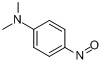 对亚硝基二甲苯胺;N,N-二甲基-4-亚硝基苯胺;N,N-二甲基-对-亚硝基苯胺;对亚硝基二甲替苯胺分子式结构图