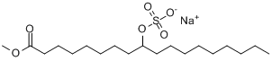 9-(磺酰氧基)十八烷酸甲酯钠盐分子式结构图