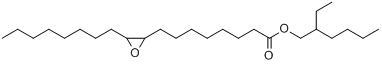 3-辛基环氧化乙烷辛酸-2-乙基己酯分子式结构图