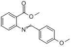 N-(对甲氧基苄基)邻氨基苯甲酸甲酯分子式结构图