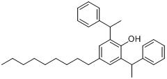 4-壬基-2,6-二(1-苯基乙基)苯酚分子式结构图