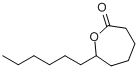 7-己基-2-氧杂酮;ε-十二内酯分子式结构图