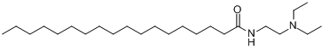 N-[2-(二乙基氨基)乙基]十八酰胺分子式结构图