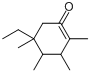 5-乙基-2,3,4,5-四甲基环己烯-1-酮分子式结构图