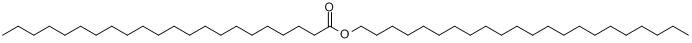 二十二烷酸二十二烷基酯;山嵛酸山嵛酸基酯分子式结构图