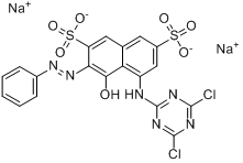 C.I.活性红2;活性艳红X-3B分子式结构图