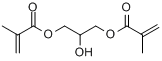 二(2-甲基-2-丙烯酸)2-羟基-1,3-丙二醇酯;1,3-二甲基丙烯酰氧基-2-丙醇分子式结构图
