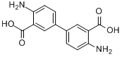 4,4'-二氨基-1,1'-联苯-3,3'-二羧酸分子式结构图