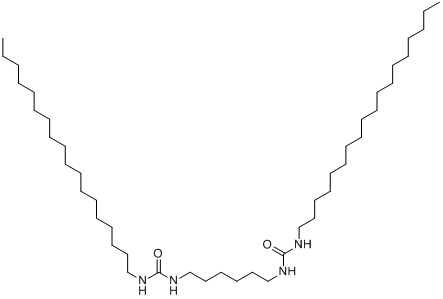 N,N'-1,6-己二基双[N'-十八烷基-脲]分子式结构图