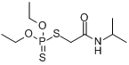 发果;发硫磷;O,O-二乙基-S-(N-异丙基氨基甲酰甲基)二硫代磷酸酯分子式结构图