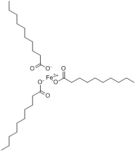 癸酸铁(3+)分子式结构图