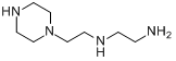 N-[2-(1-哌嗪基)乙基]-1,2-乙二胺分子式结构图