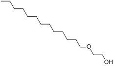 α-十三烷基-ω-羟基-聚(氧-1,2-亚乙基)分子式结构图