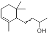 4-(2,6,6-三甲基-2-环己烯-1-基)-3-丁烯-2-醇;紫罗兰醇分子式结构图