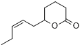 Z-四氢-6-(2-戊烯基)-2H-吡喃-2-酮分子式结构图