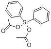 二苯基硅二(醇)二乙酸酯分子式结构图