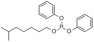 二苯基异辛基亚磷酸酯分子式结构图