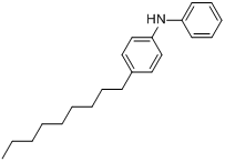 N-苯-壬基苯胺分子式结构图