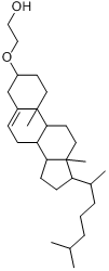 胆甾醇聚乙二醇分子式结构图