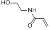 N-(2-羟甲基)-2-丙烯酰胺的均聚物分子式结构图