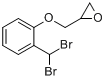 [(二溴甲基苯氧基)甲基]环氧乙烷;二溴基甲苯基缩水甘油醚分子式结构图