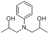 1,1'-(苯基亚氨基)双-2-丙醇;N,N-二(2-羟丙基)苯胺分子式结构图