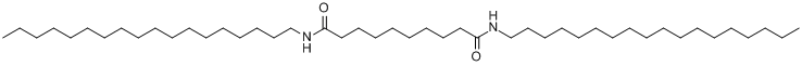 N,N'-二(十八烷基)癸二酰胺分子式结构图