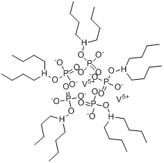 二丁基氢磷酸钒盐分子式结构图