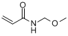 N-(甲氧基甲基)-2-丙烯酰胺分子式结构图